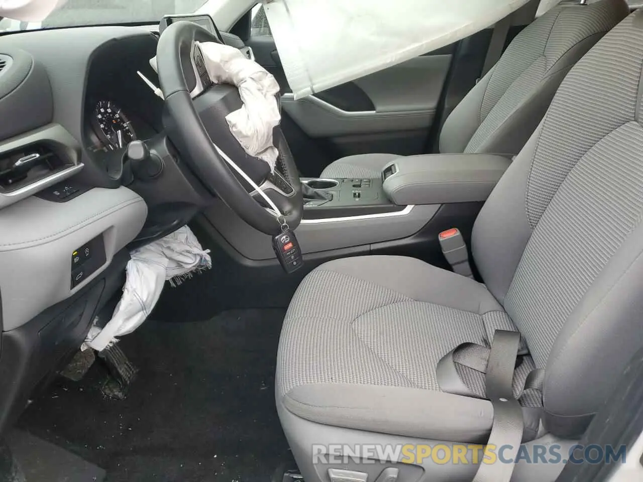 7 fotografías del automóvil dañado 5TDKDRAH2RS051502 TOYOTA HIGHLANDER 2024