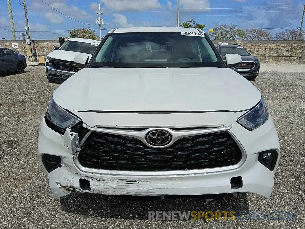 5 fotografías del automóvil dañado 5TDKDRAH2RS539218 TOYOTA HIGHLANDER 2024