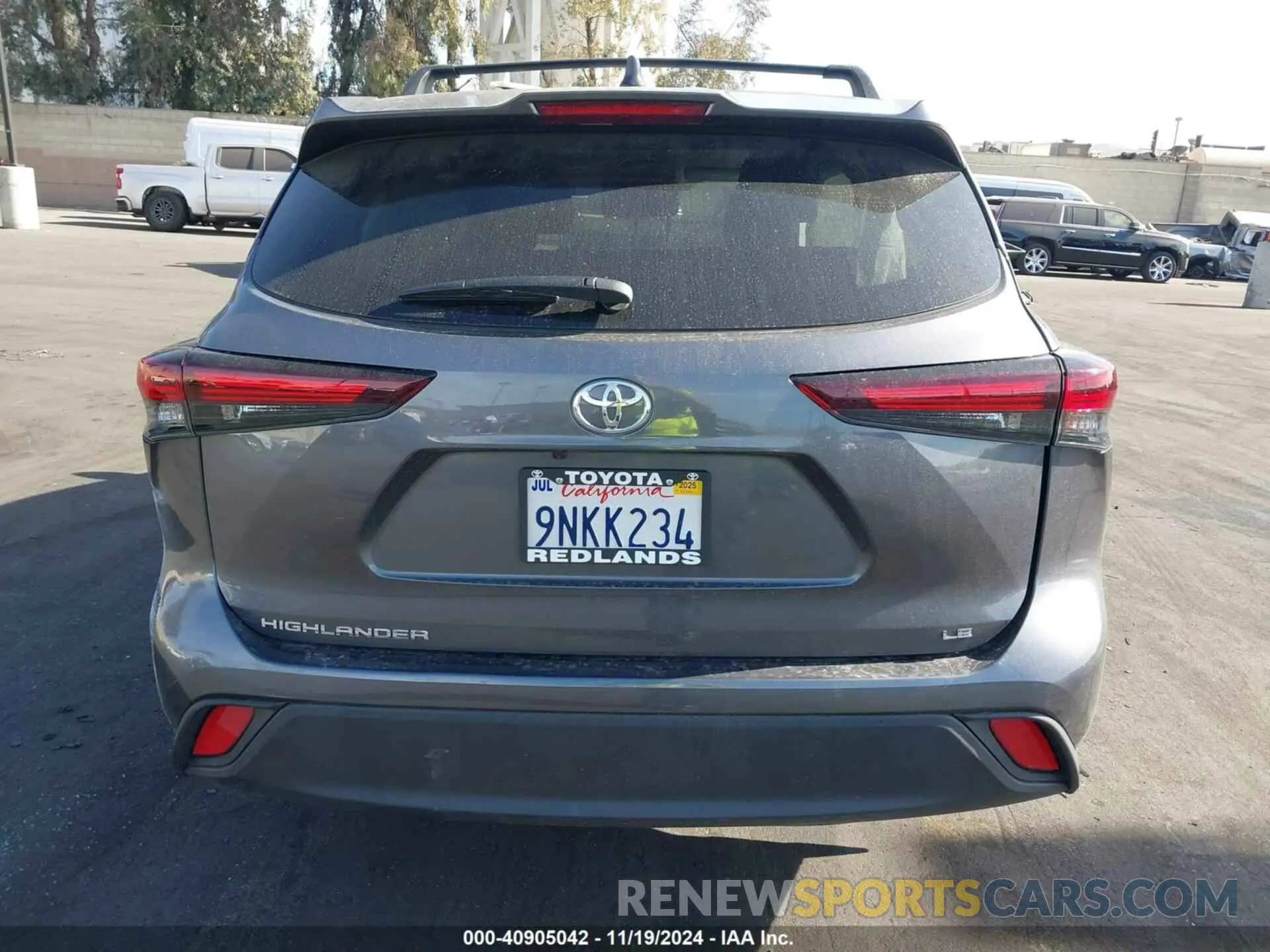 16 fotografías del automóvil dañado 5TDKDRAH2RS546248 TOYOTA HIGHLANDER 2024