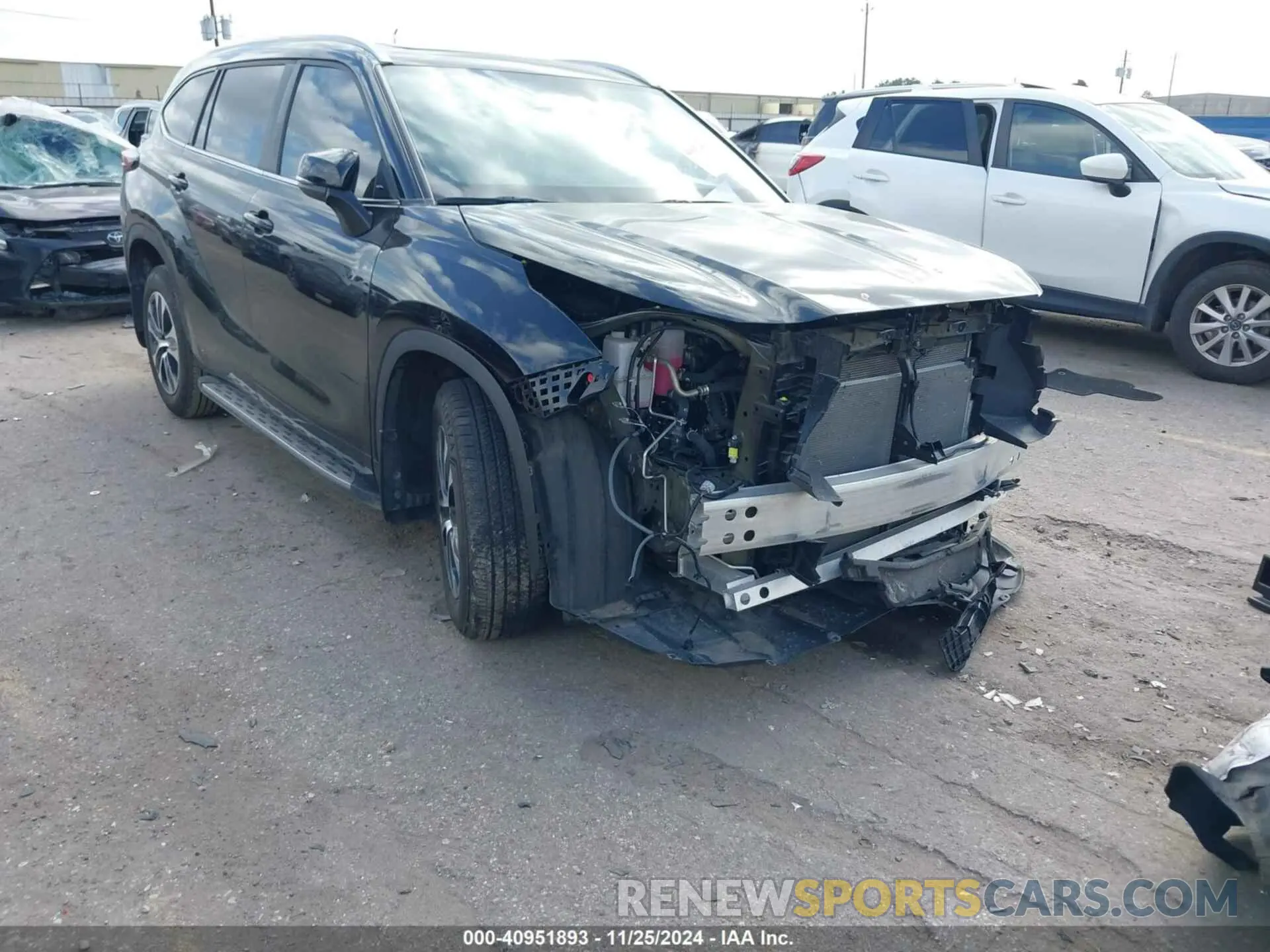 1 fotografías del automóvil dañado 5TDKDRAH3RS532987 TOYOTA HIGHLANDER 2024