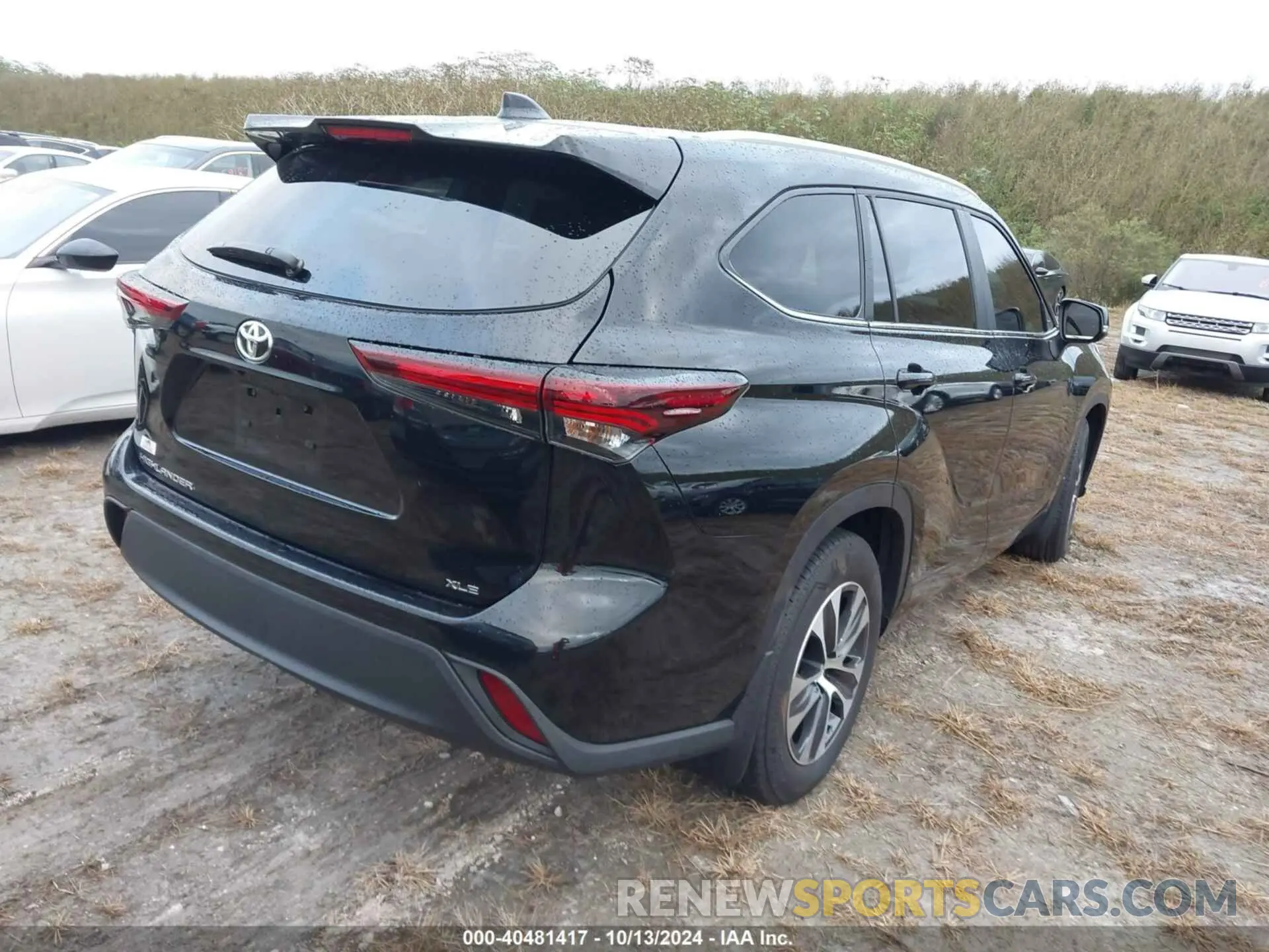 4 fotografías del automóvil dañado 5TDKDRAH3RS536005 TOYOTA HIGHLANDER 2024
