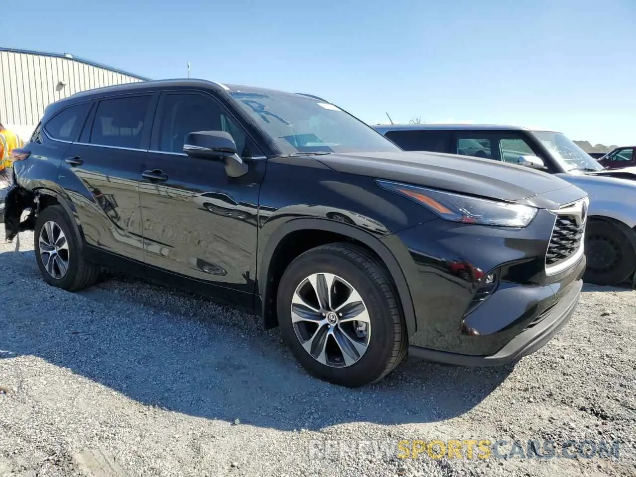 4 fotografías del automóvil dañado 5TDKDRAH5RS530903 TOYOTA HIGHLANDER 2024