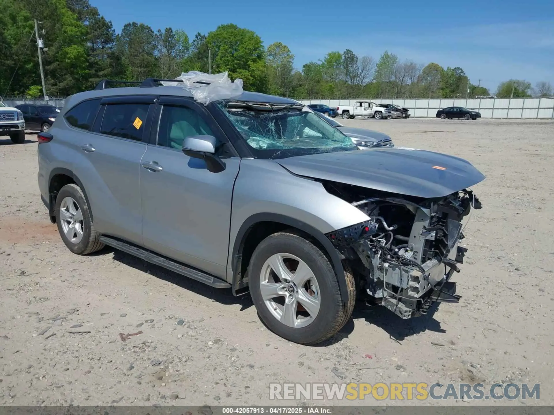 1 fotografías del automóvil dañado 5TDKDRAH7RS543426 TOYOTA HIGHLANDER 2024