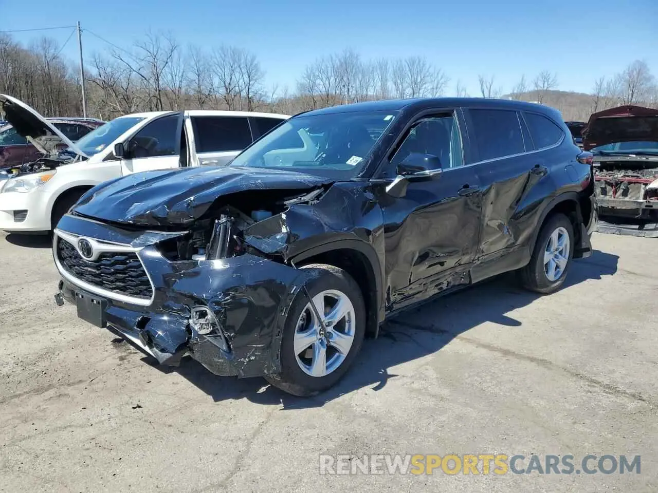 1 fotografías del automóvil dañado 5TDKDRAH9RS529558 TOYOTA HIGHLANDER 2024