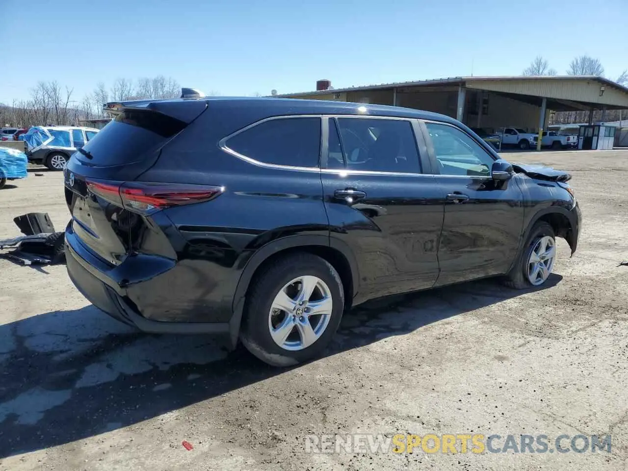 3 fotografías del automóvil dañado 5TDKDRAH9RS529558 TOYOTA HIGHLANDER 2024