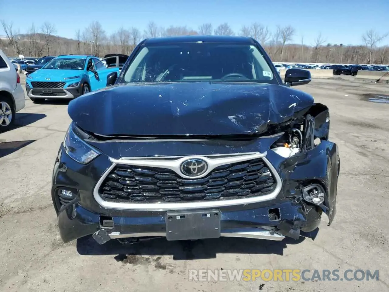 5 fotografías del automóvil dañado 5TDKDRAH9RS529558 TOYOTA HIGHLANDER 2024