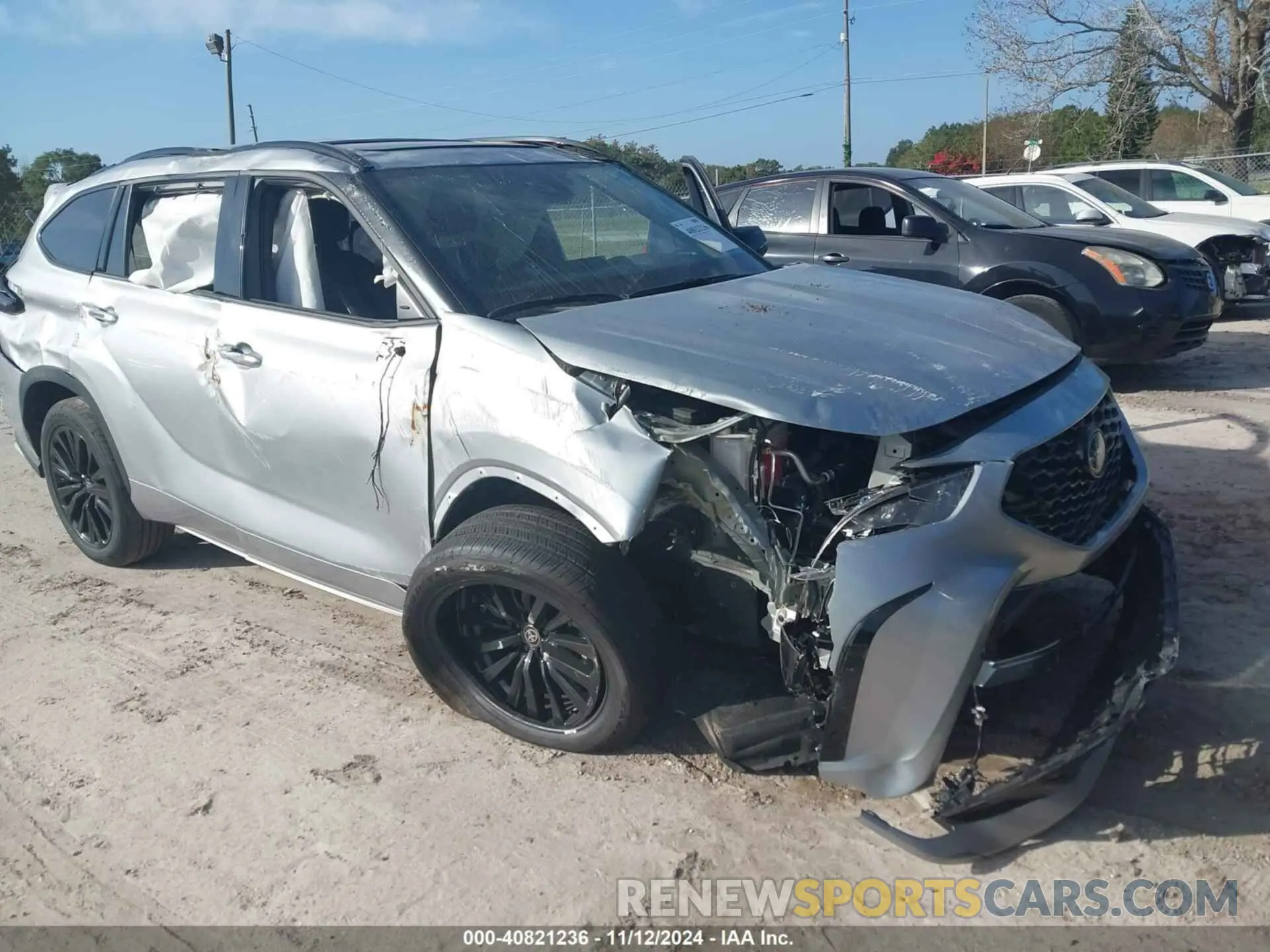 6 fotografías del automóvil dañado 5TDKDRAH9RS531522 TOYOTA HIGHLANDER 2024