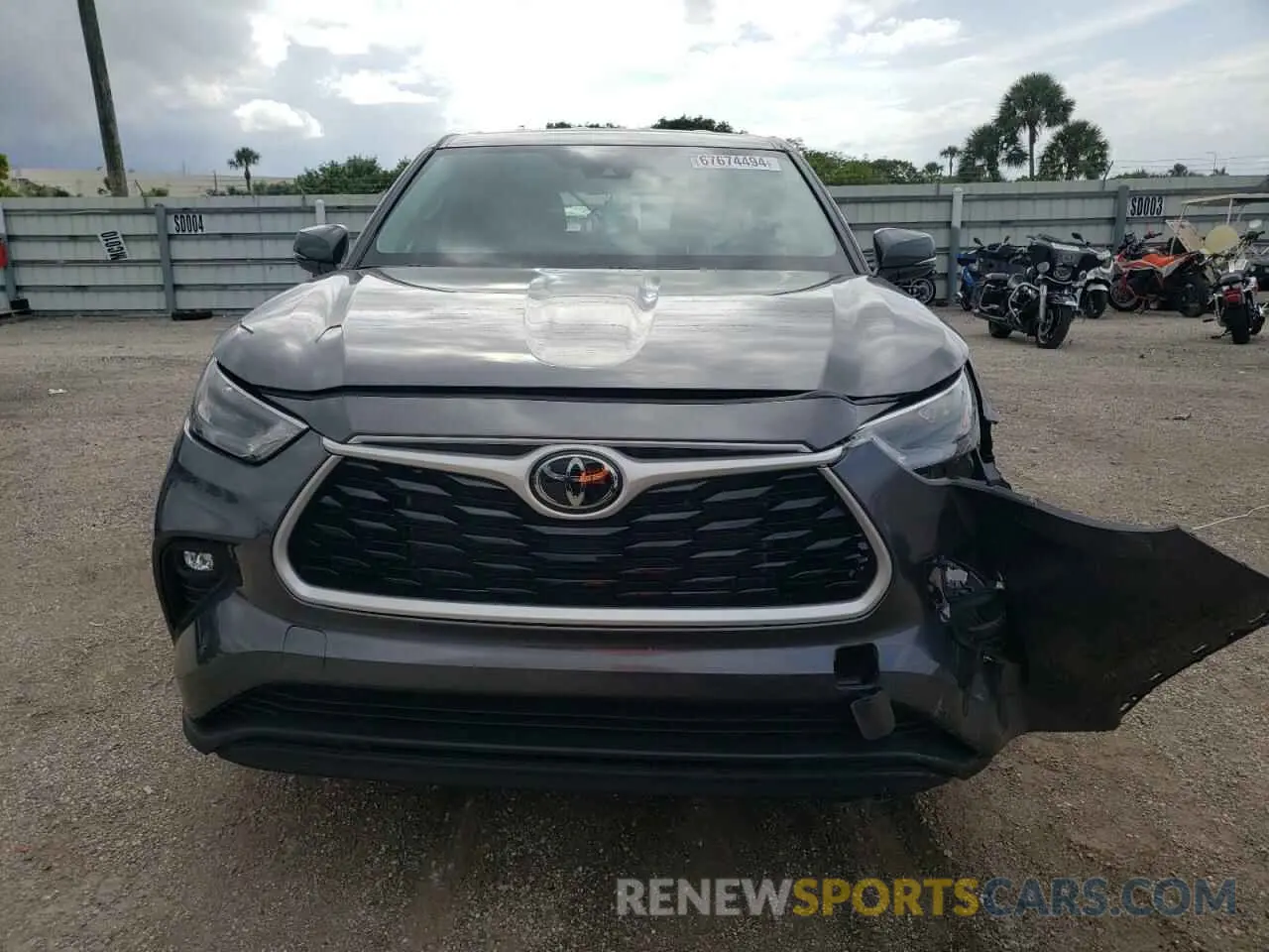 5 fotografías del automóvil dañado 5TDKDRAH9RS538454 TOYOTA HIGHLANDER 2024