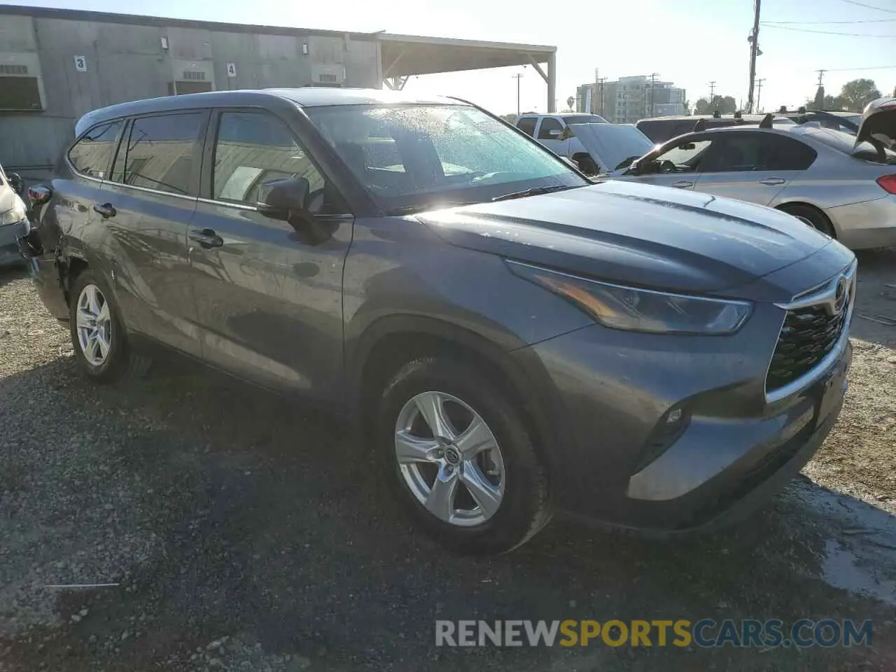 4 fotografías del automóvil dañado 5TDKDRAH9RS545582 TOYOTA HIGHLANDER 2024