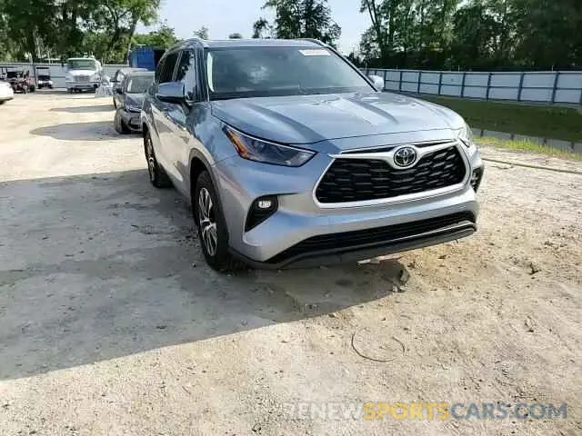 14 fotografías del automóvil dañado 5TDKDRAH9RS548529 TOYOTA HIGHLANDER 2024