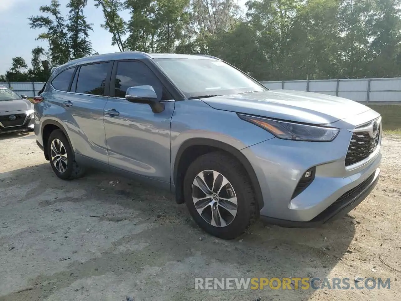4 fotografías del automóvil dañado 5TDKDRAH9RS548529 TOYOTA HIGHLANDER 2024