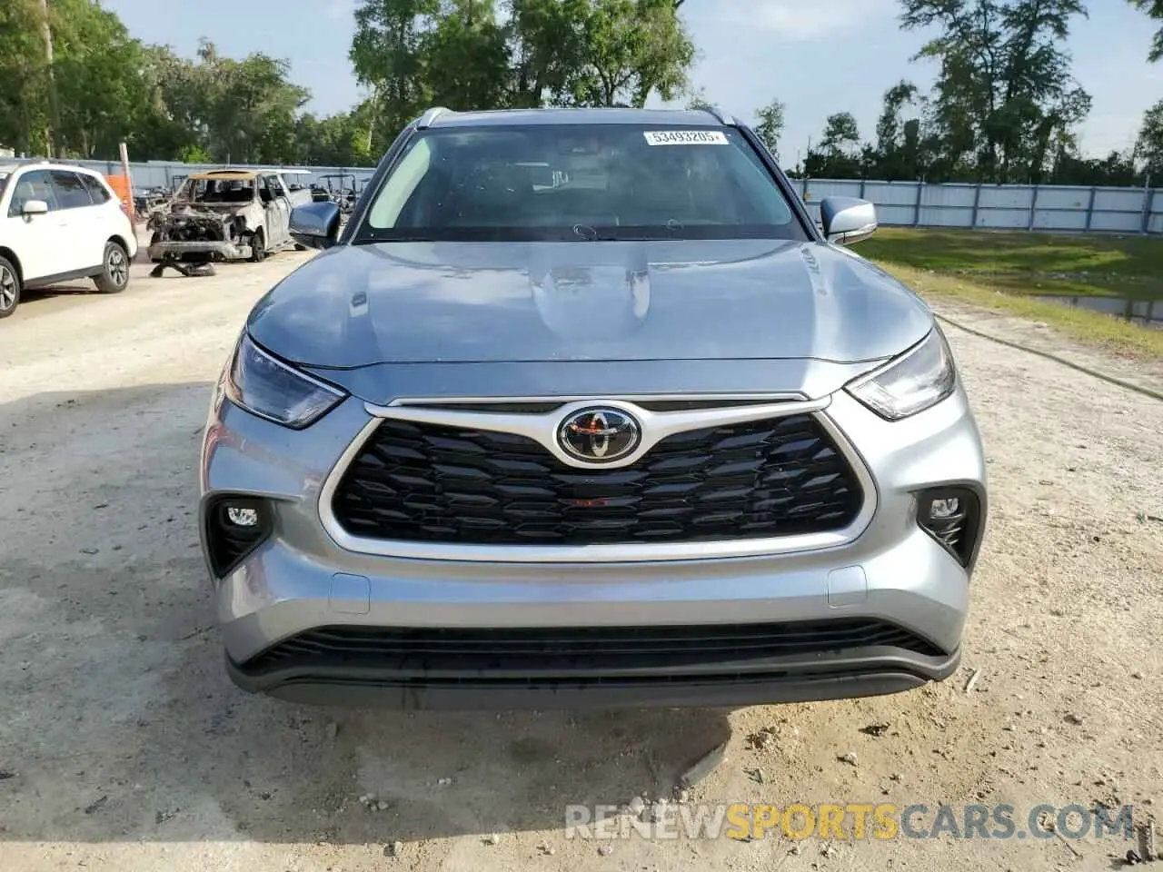 5 fotografías del automóvil dañado 5TDKDRAH9RS548529 TOYOTA HIGHLANDER 2024