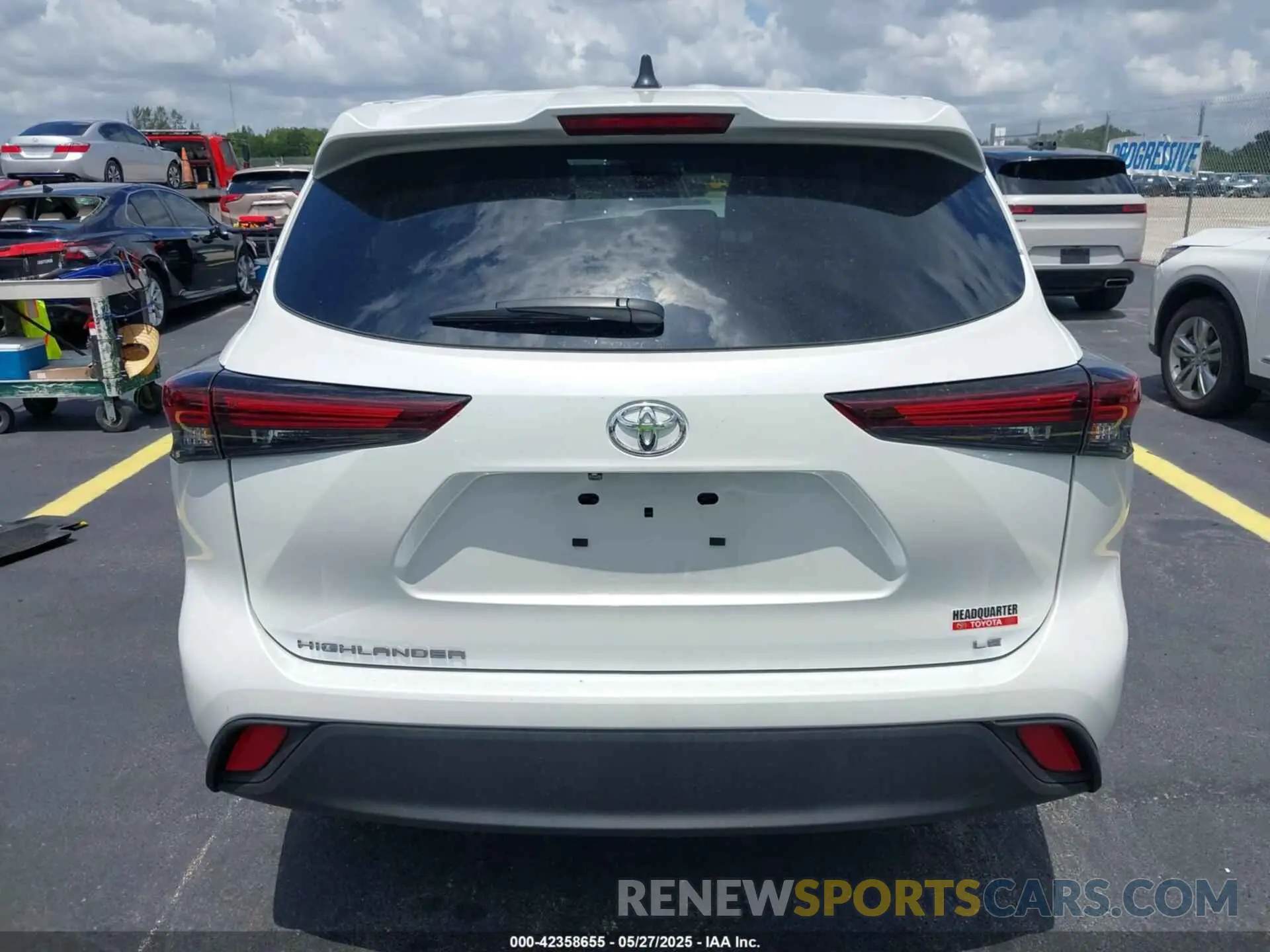16 fotografías del automóvil dañado 5TDKDRAH9RS549597 TOYOTA HIGHLANDER 2024