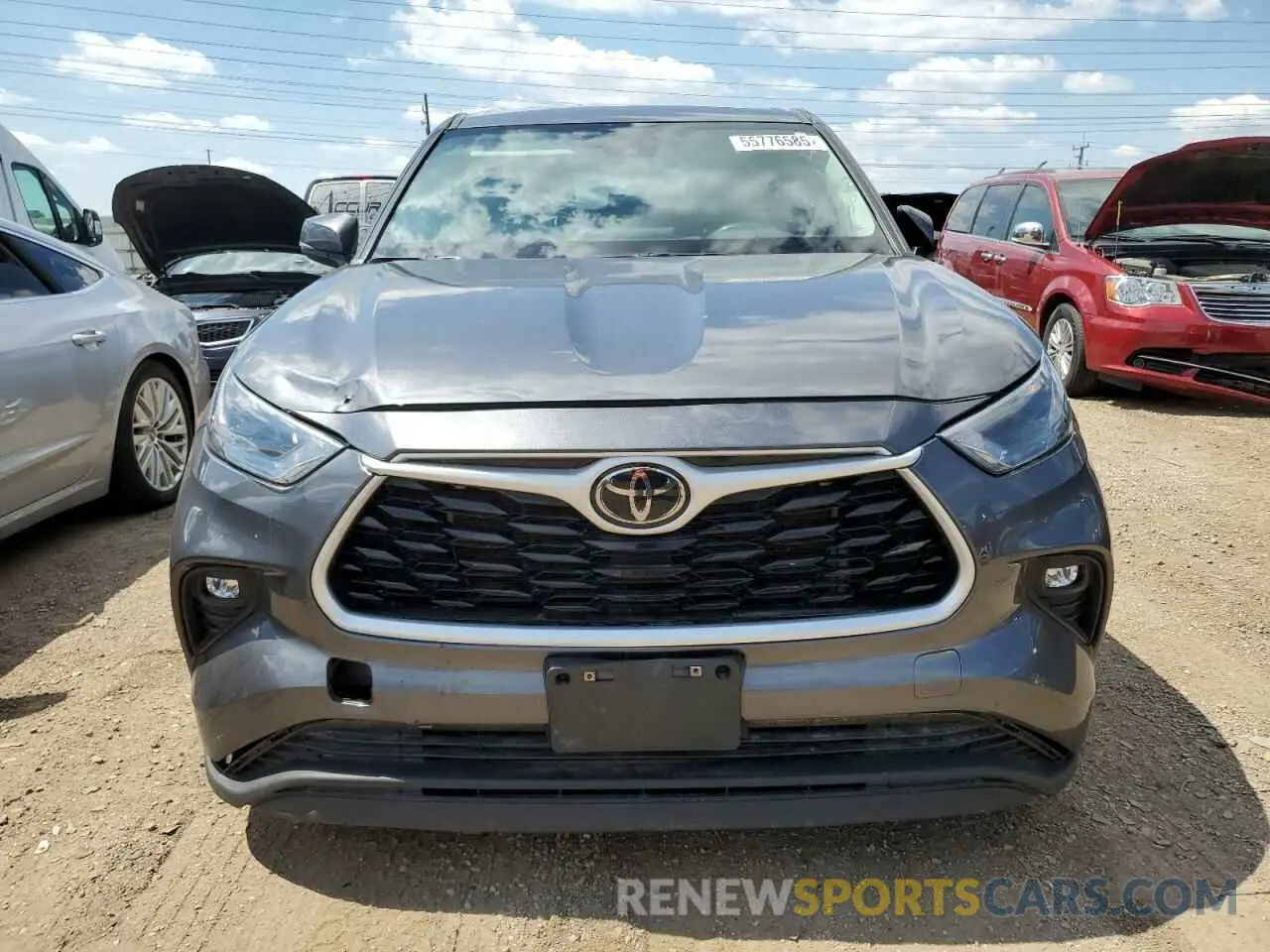 5 fotografías del automóvil dañado 5TDKDRAHXRS050808 TOYOTA HIGHLANDER 2024