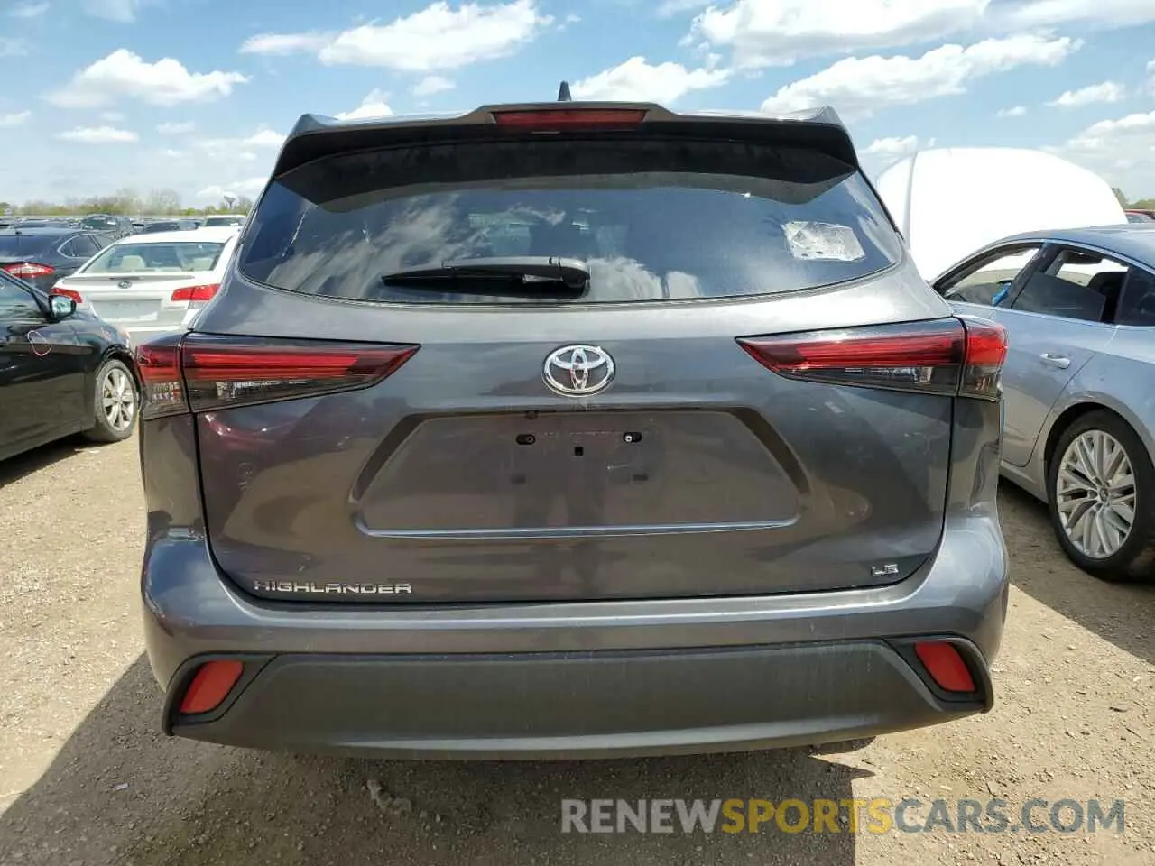6 fotografías del automóvil dañado 5TDKDRAHXRS050808 TOYOTA HIGHLANDER 2024