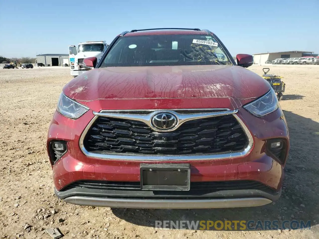 5 fotografías del automóvil dañado 5TDKDRAHXRS538222 TOYOTA HIGHLANDER 2024