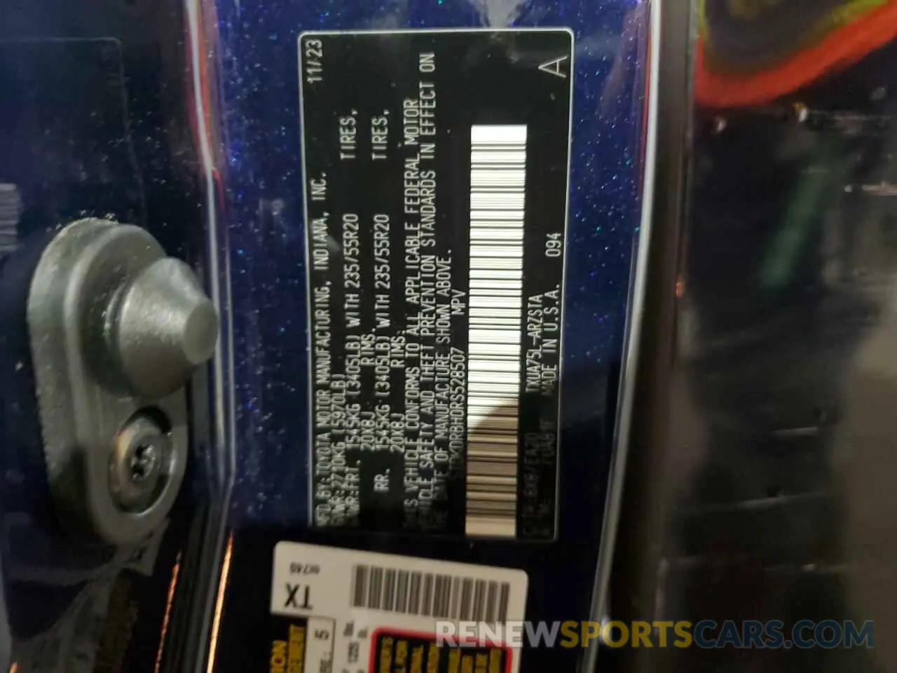 14 fotografías del automóvil dañado 5TDKDRBH0RS528507 TOYOTA HIGHLANDER 2024