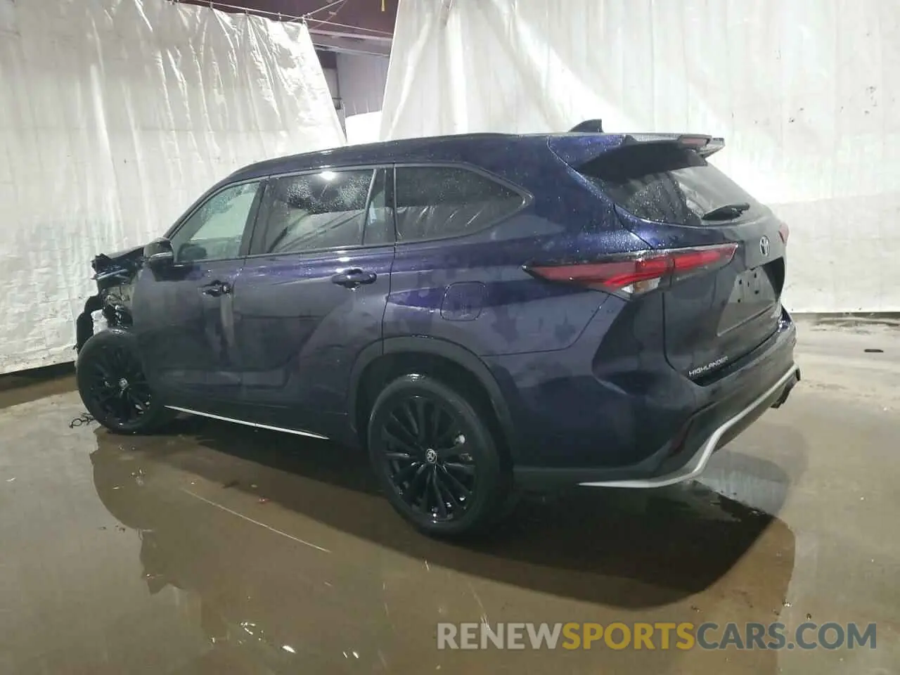 2 fotografías del automóvil dañado 5TDKDRBH0RS528507 TOYOTA HIGHLANDER 2024
