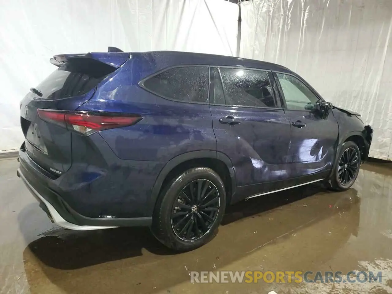 3 fotografías del automóvil dañado 5TDKDRBH0RS528507 TOYOTA HIGHLANDER 2024