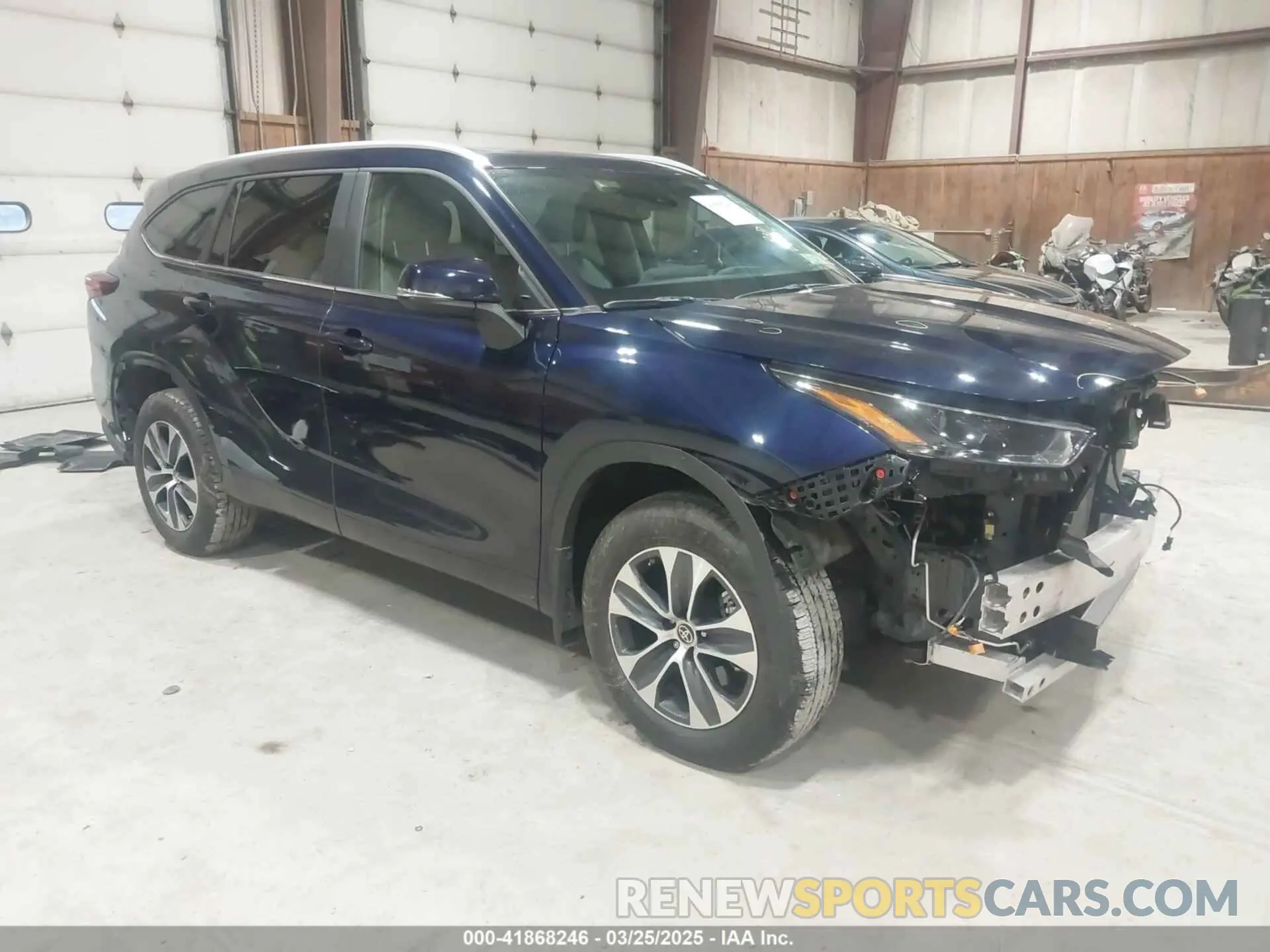 1 fotografías del automóvil dañado 5TDKDRBH0RS535439 TOYOTA HIGHLANDER 2024