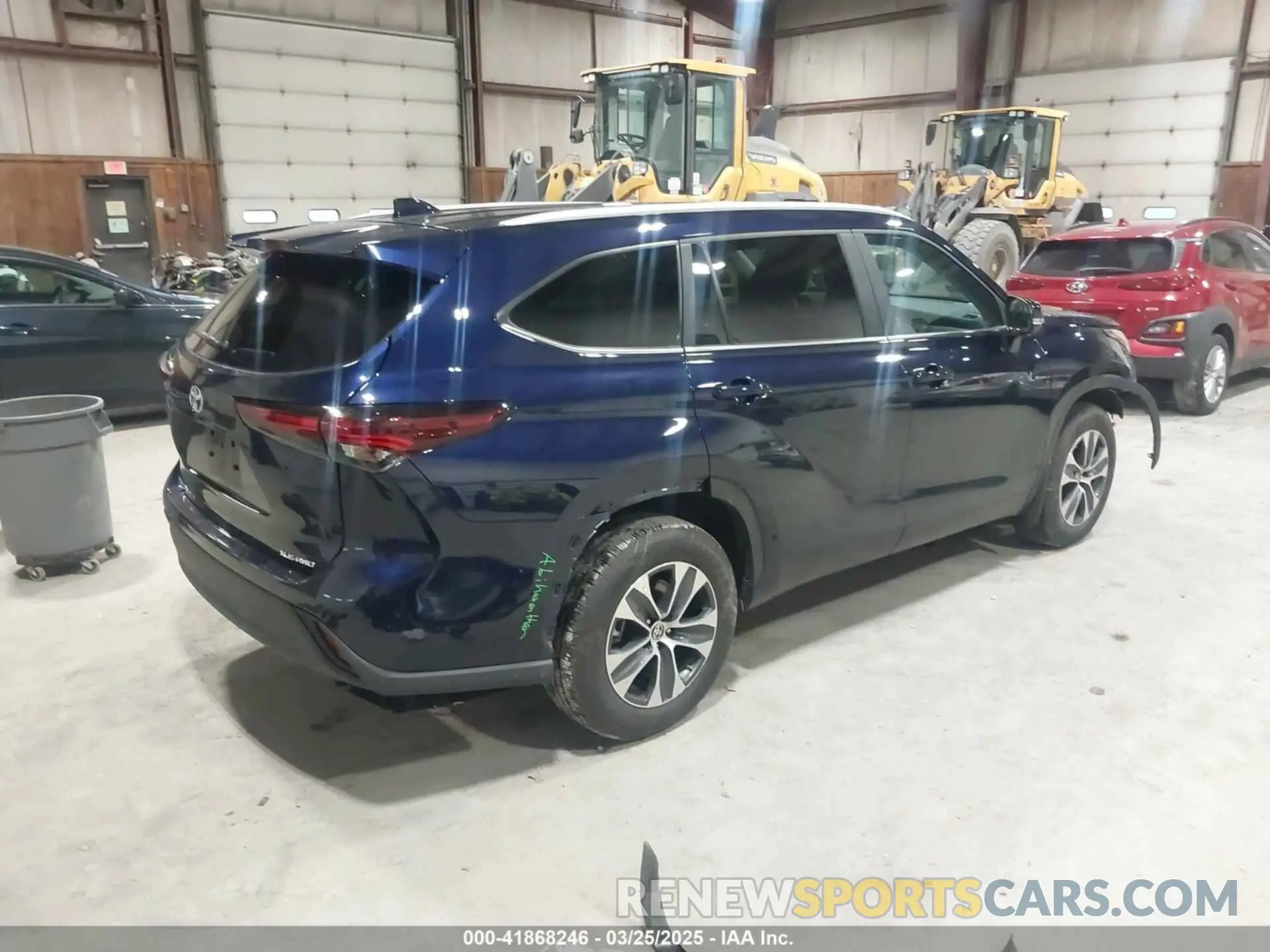 4 fotografías del automóvil dañado 5TDKDRBH0RS535439 TOYOTA HIGHLANDER 2024