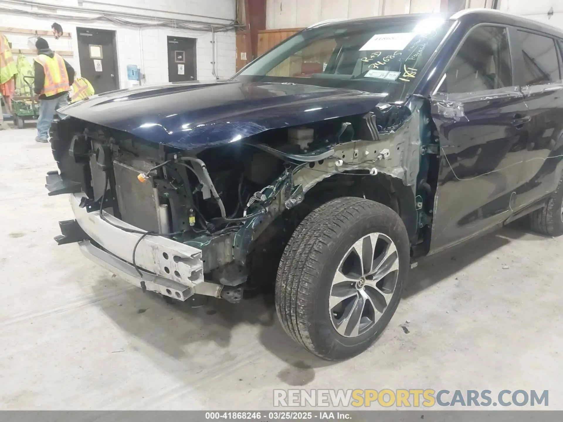6 fotografías del automóvil dañado 5TDKDRBH0RS535439 TOYOTA HIGHLANDER 2024