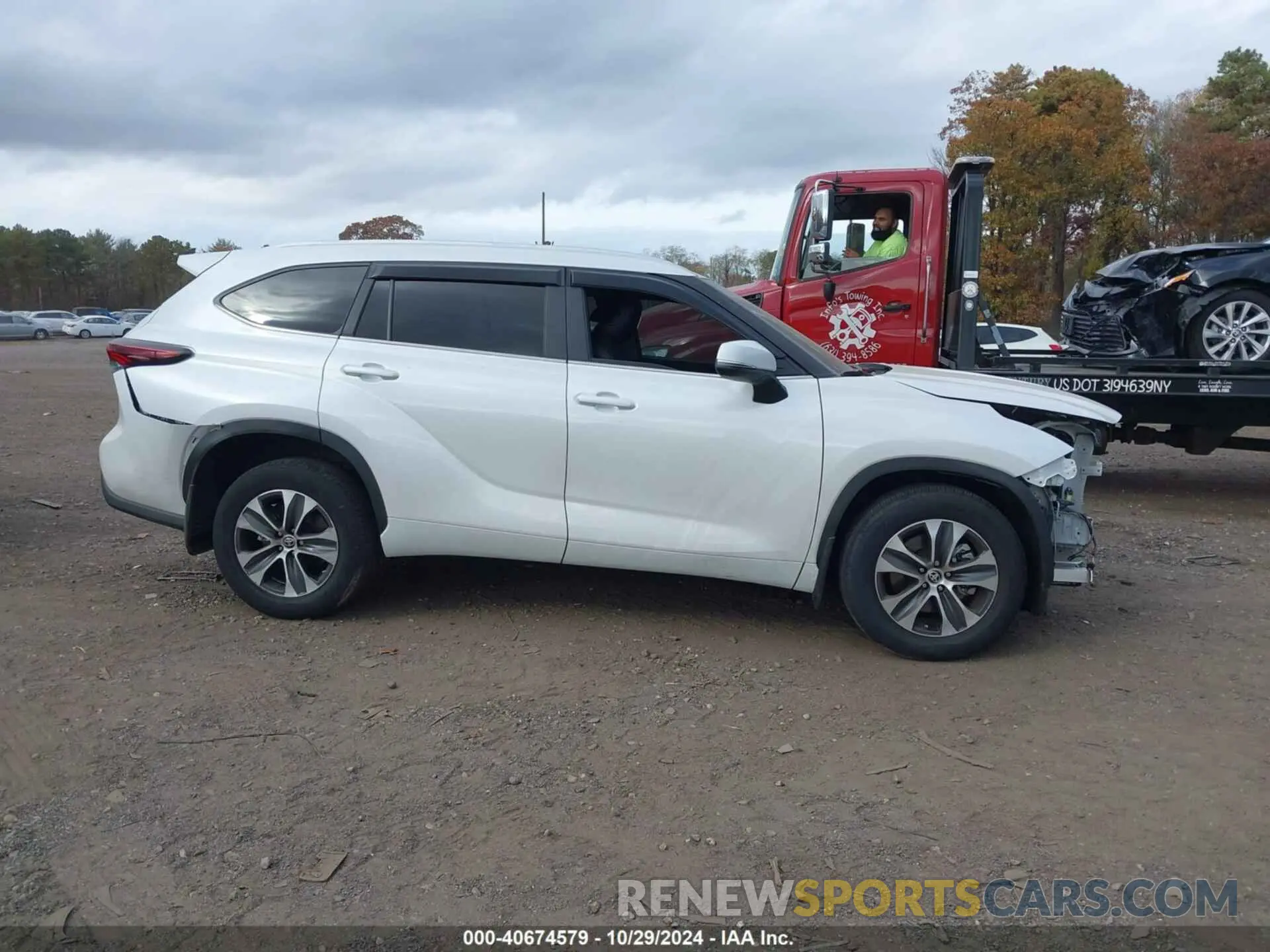 13 fotografías del automóvil dañado 5TDKDRBH0RS545971 TOYOTA HIGHLANDER 2024