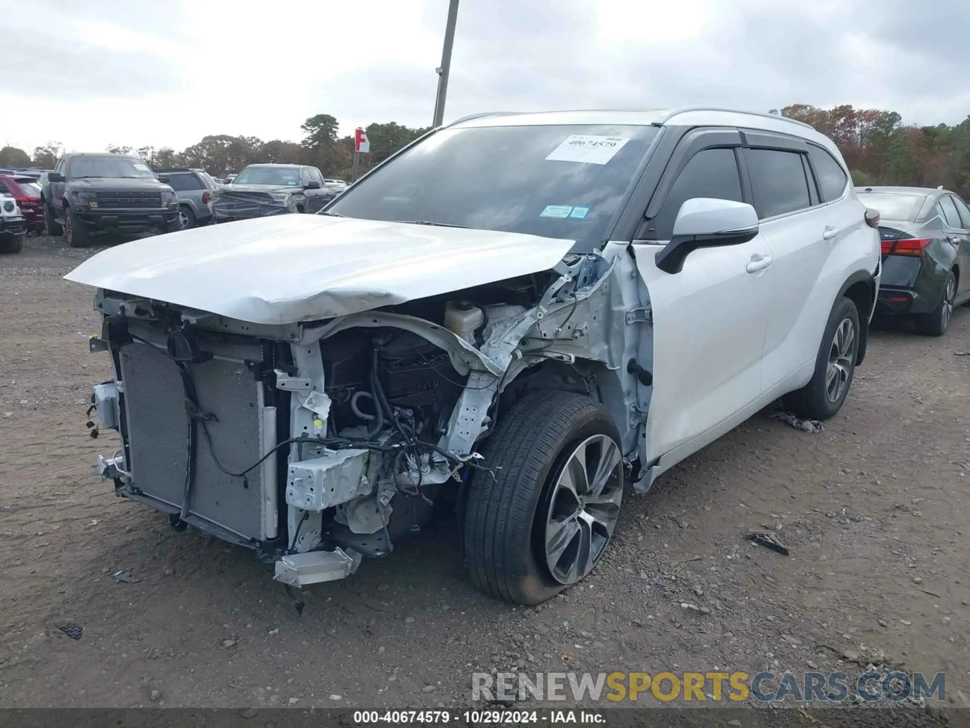 6 fotografías del automóvil dañado 5TDKDRBH0RS545971 TOYOTA HIGHLANDER 2024