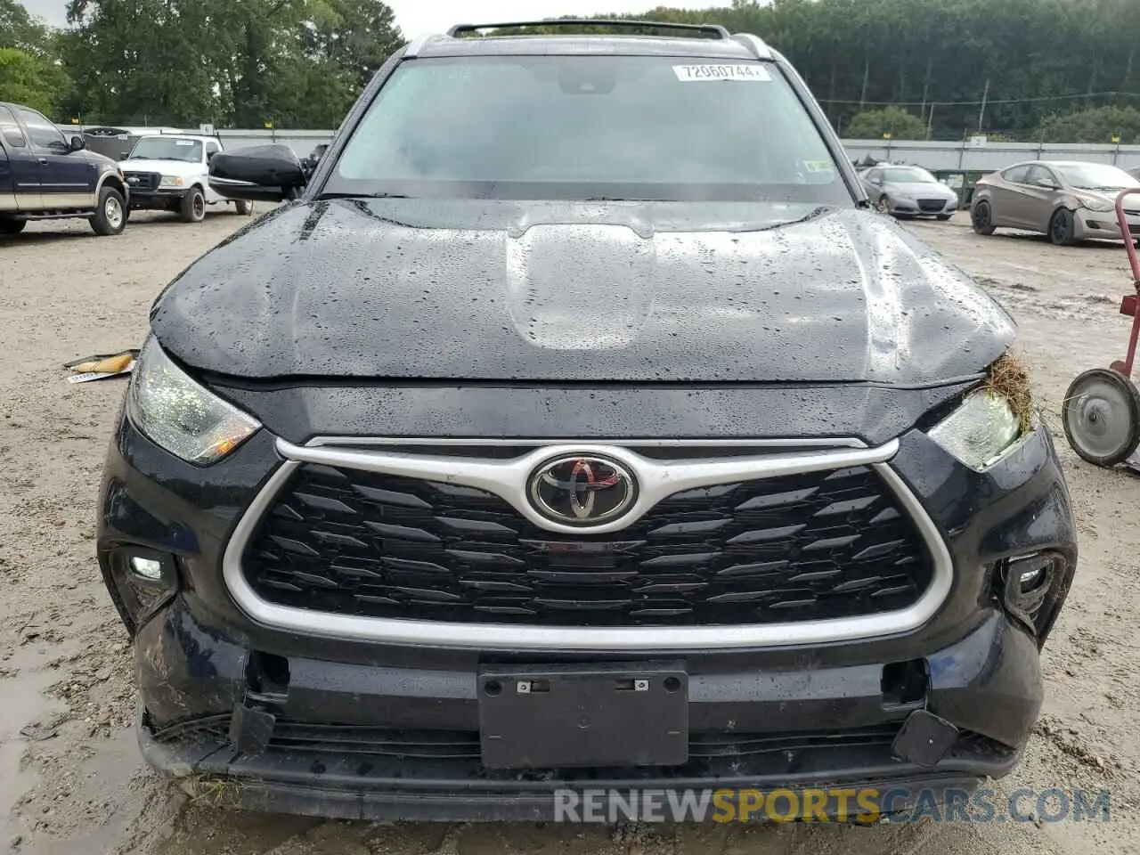 5 fotografías del automóvil dañado 5TDKDRBH0RS565427 TOYOTA HIGHLANDER 2024