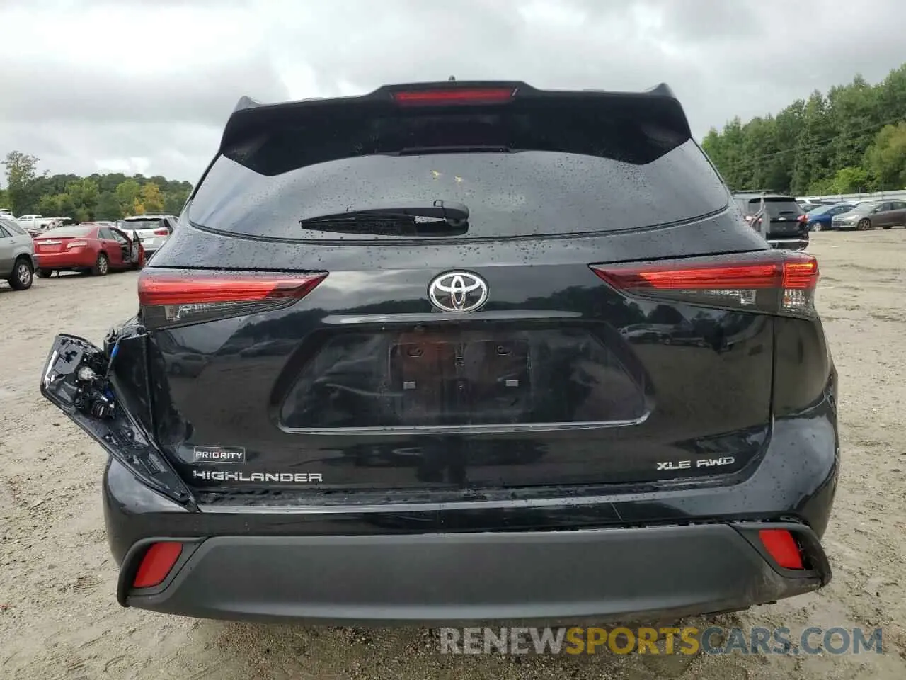 6 fotografías del automóvil dañado 5TDKDRBH0RS565427 TOYOTA HIGHLANDER 2024