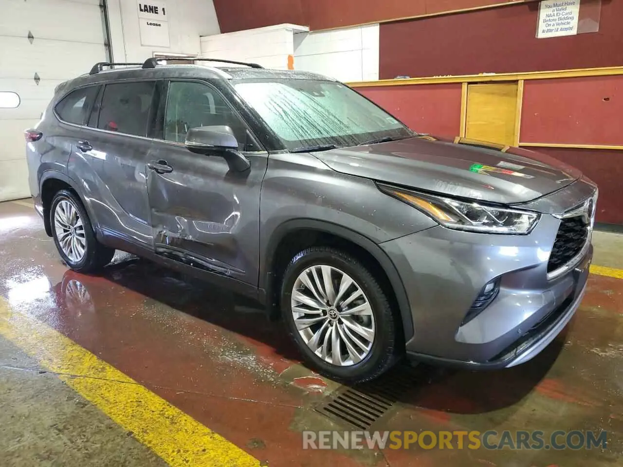 4 fotografías del automóvil dañado 5TDKDRBH1RS528497 TOYOTA HIGHLANDER 2024