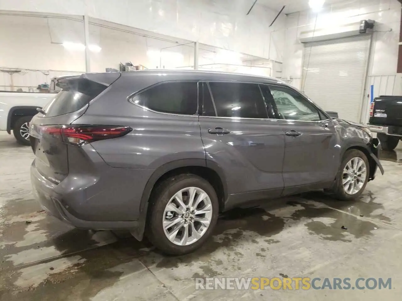 3 fotografías del automóvil dañado 5TDKDRBH1RS552413 TOYOTA HIGHLANDER 2024