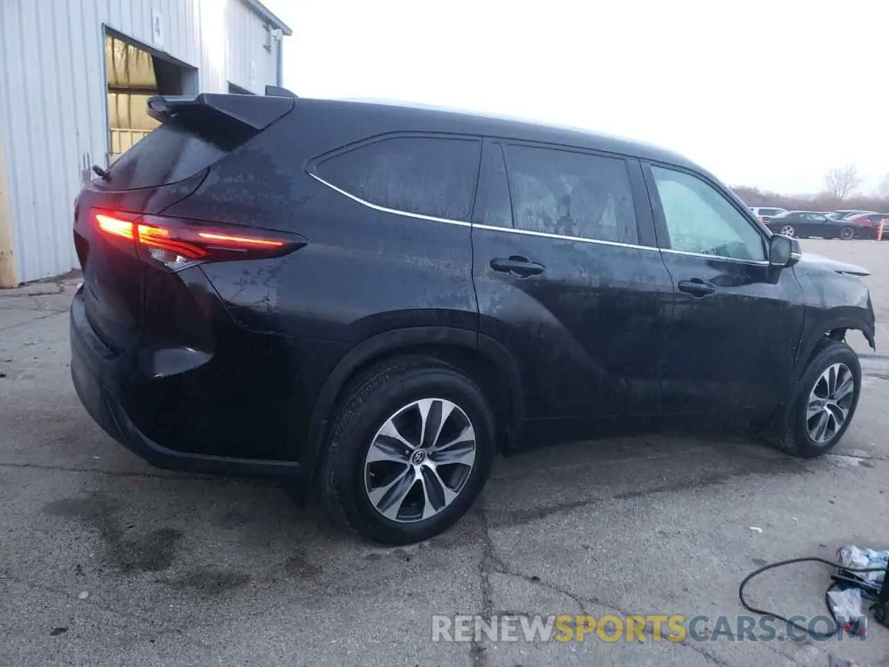 3 fotografías del automóvil dañado 5TDKDRBH1RS560236 TOYOTA HIGHLANDER 2024