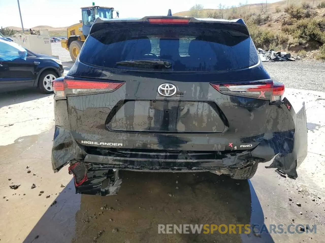 6 fotografías del automóvil dañado 5TDKDRBH2RS529755 TOYOTA HIGHLANDER 2024
