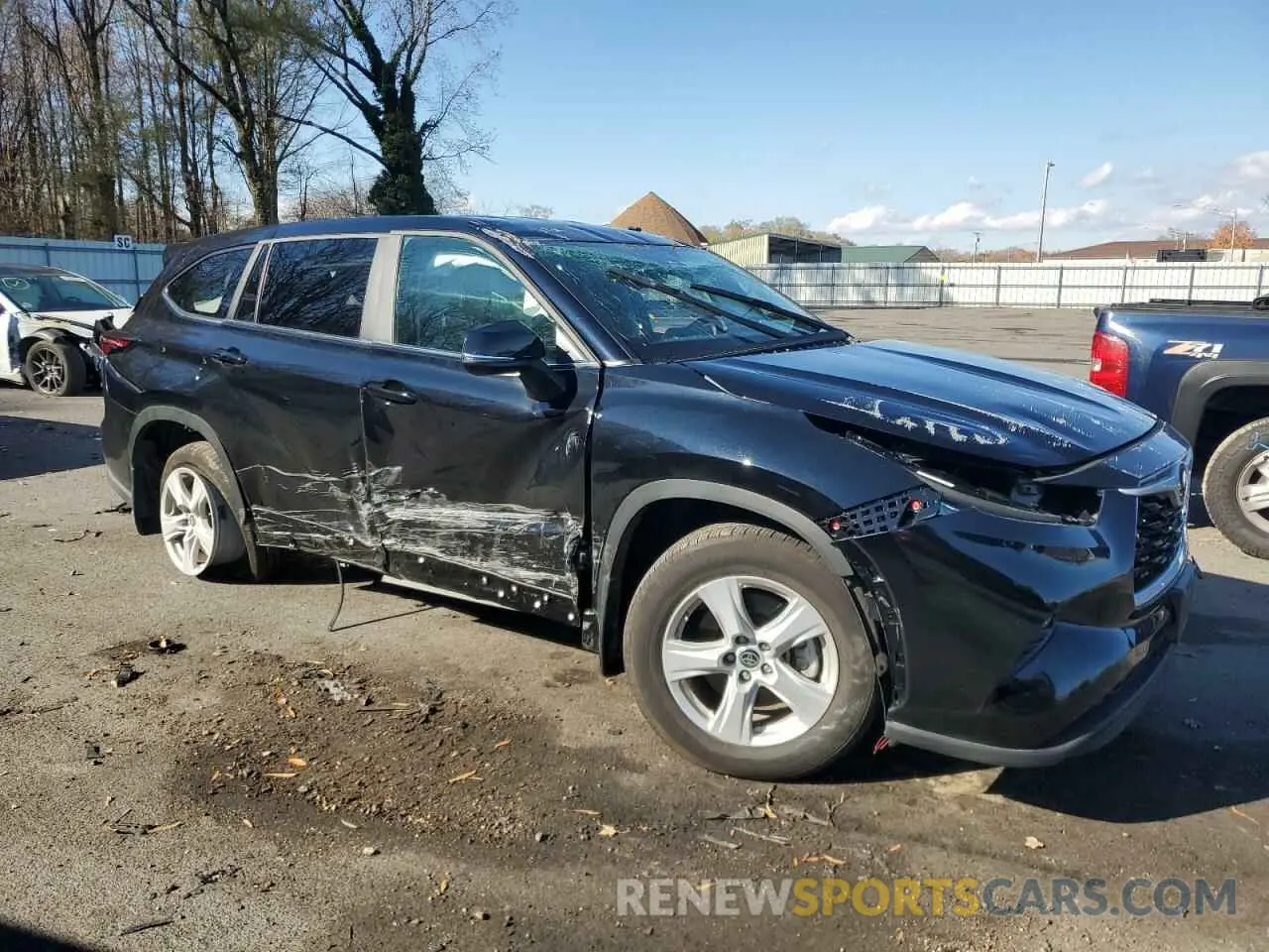 4 fotografías del automóvil dañado 5TDKDRBH2RS532459 TOYOTA HIGHLANDER 2024