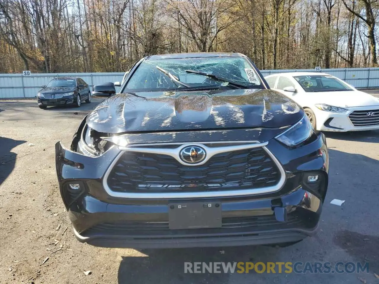 5 fotografías del automóvil dañado 5TDKDRBH2RS532459 TOYOTA HIGHLANDER 2024
