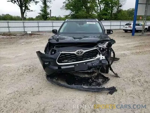 15 fotografías del automóvil dañado 5TDKDRBH2RS538911 TOYOTA HIGHLANDER 2024