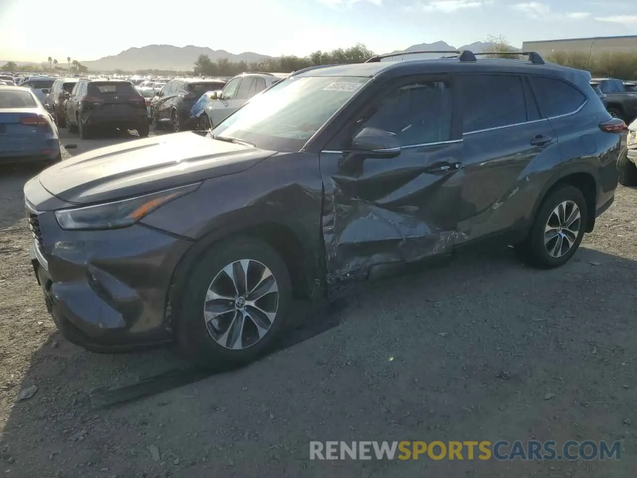 1 fotografías del automóvil dañado 5TDKDRBH2RS541825 TOYOTA HIGHLANDER 2024