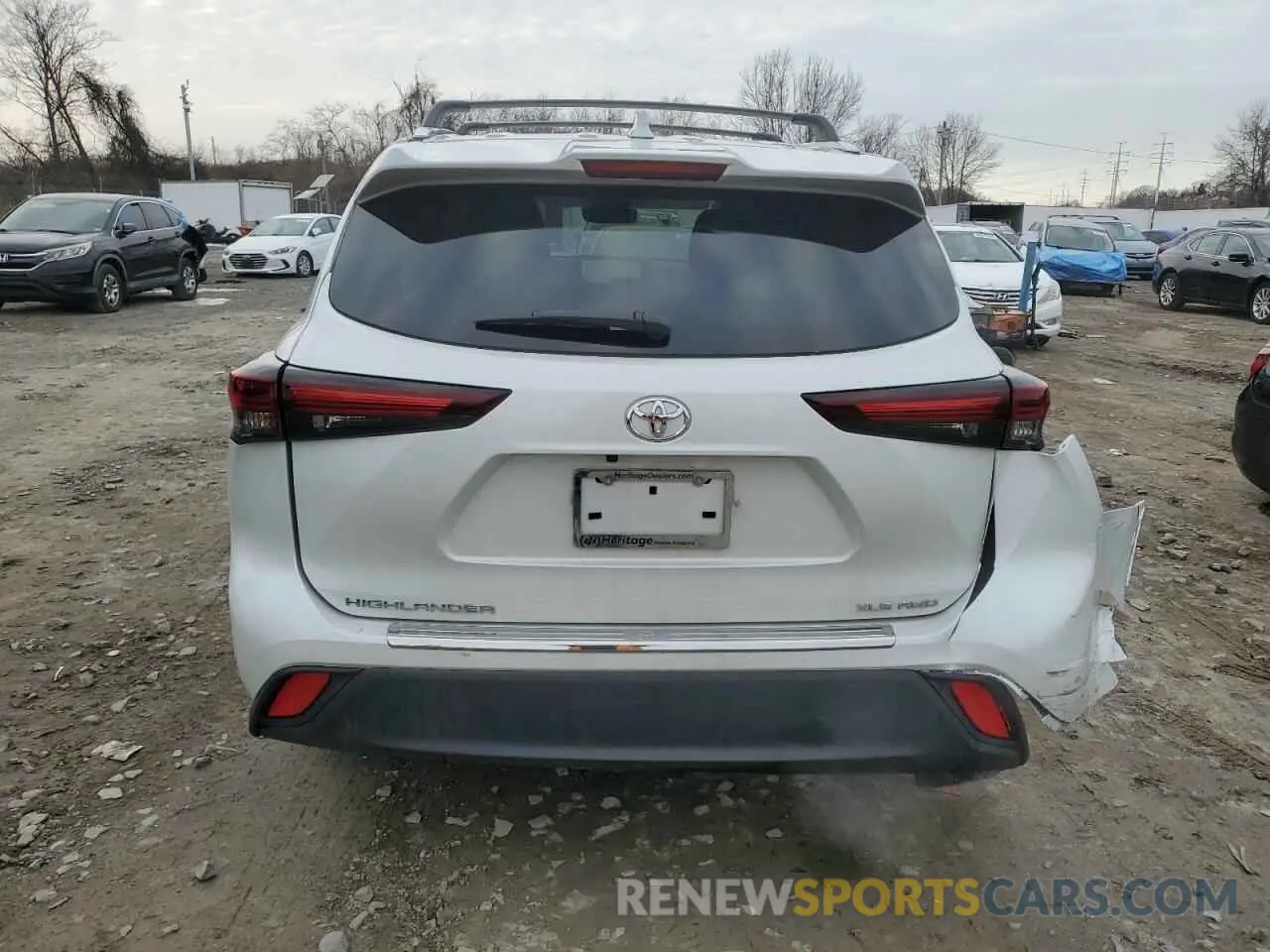 6 fotografías del automóvil dañado 5TDKDRBH2RS542778 TOYOTA HIGHLANDER 2024