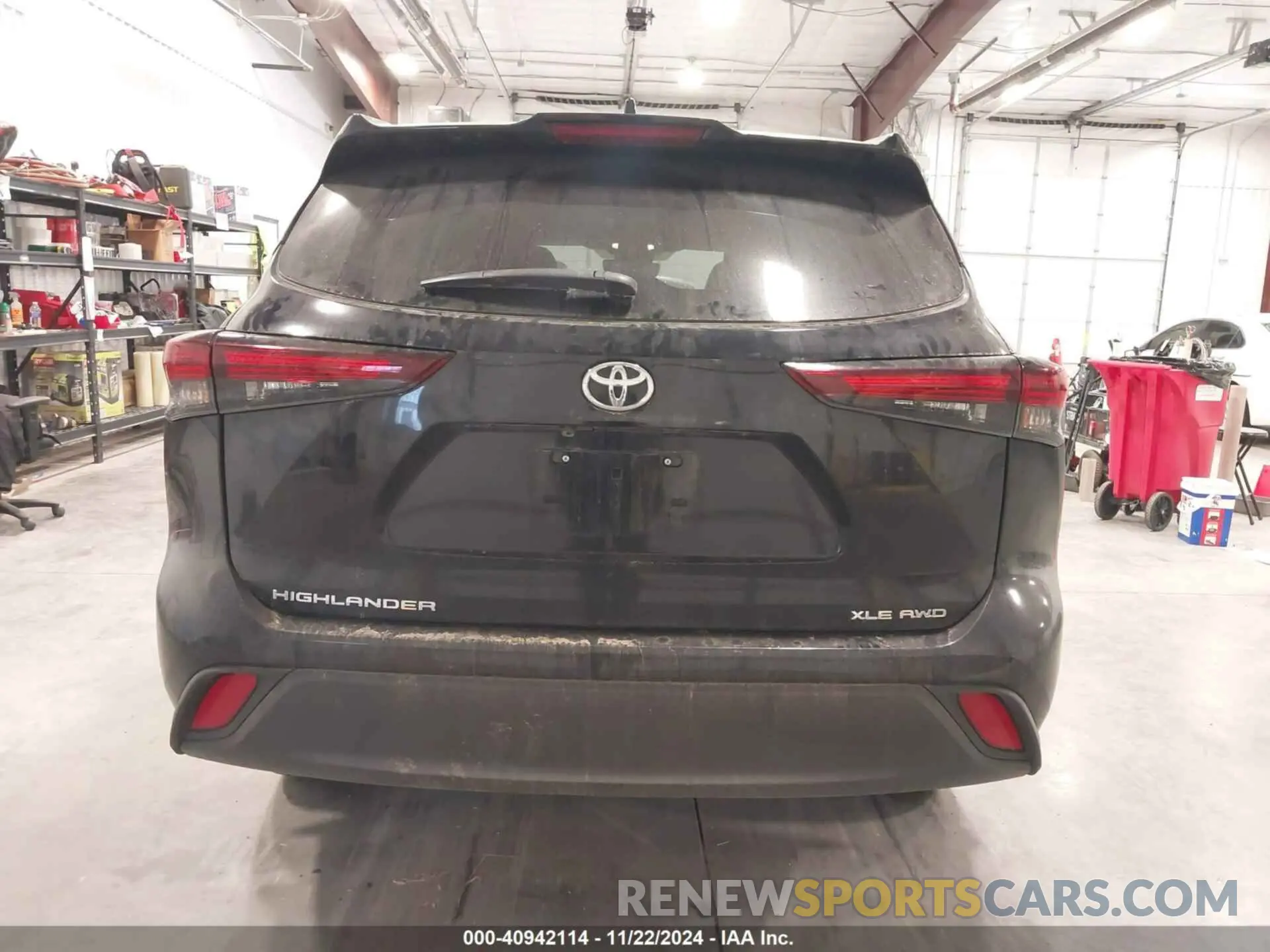16 fotografías del automóvil dañado 5TDKDRBH3RS531837 TOYOTA HIGHLANDER 2024