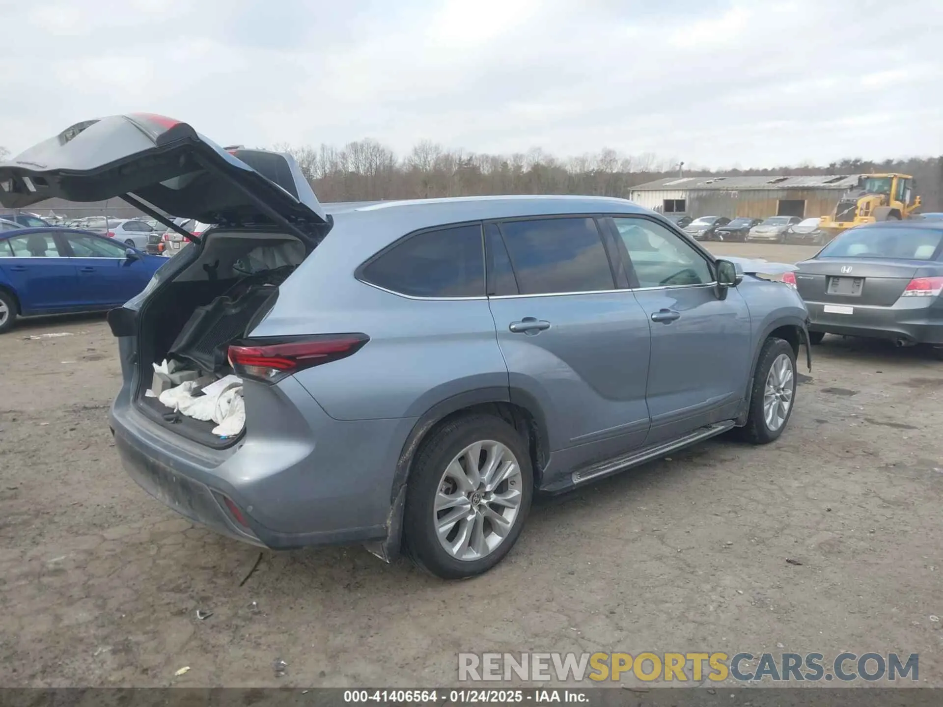 4 fotografías del automóvil dañado 5TDKDRBH3RS533152 TOYOTA HIGHLANDER 2024
