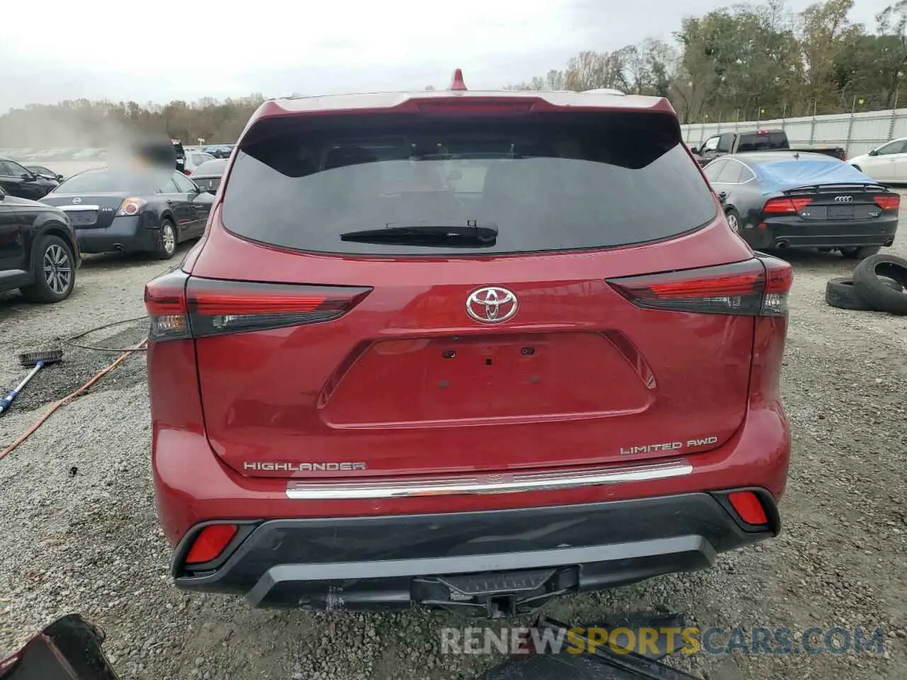 6 fotografías del automóvil dañado 5TDKDRBH3RS550288 TOYOTA HIGHLANDER 2024