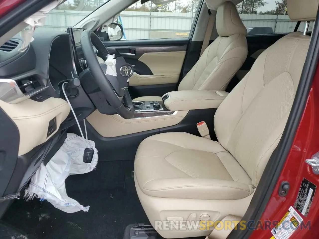 7 fotografías del automóvil dañado 5TDKDRBH3RS550288 TOYOTA HIGHLANDER 2024