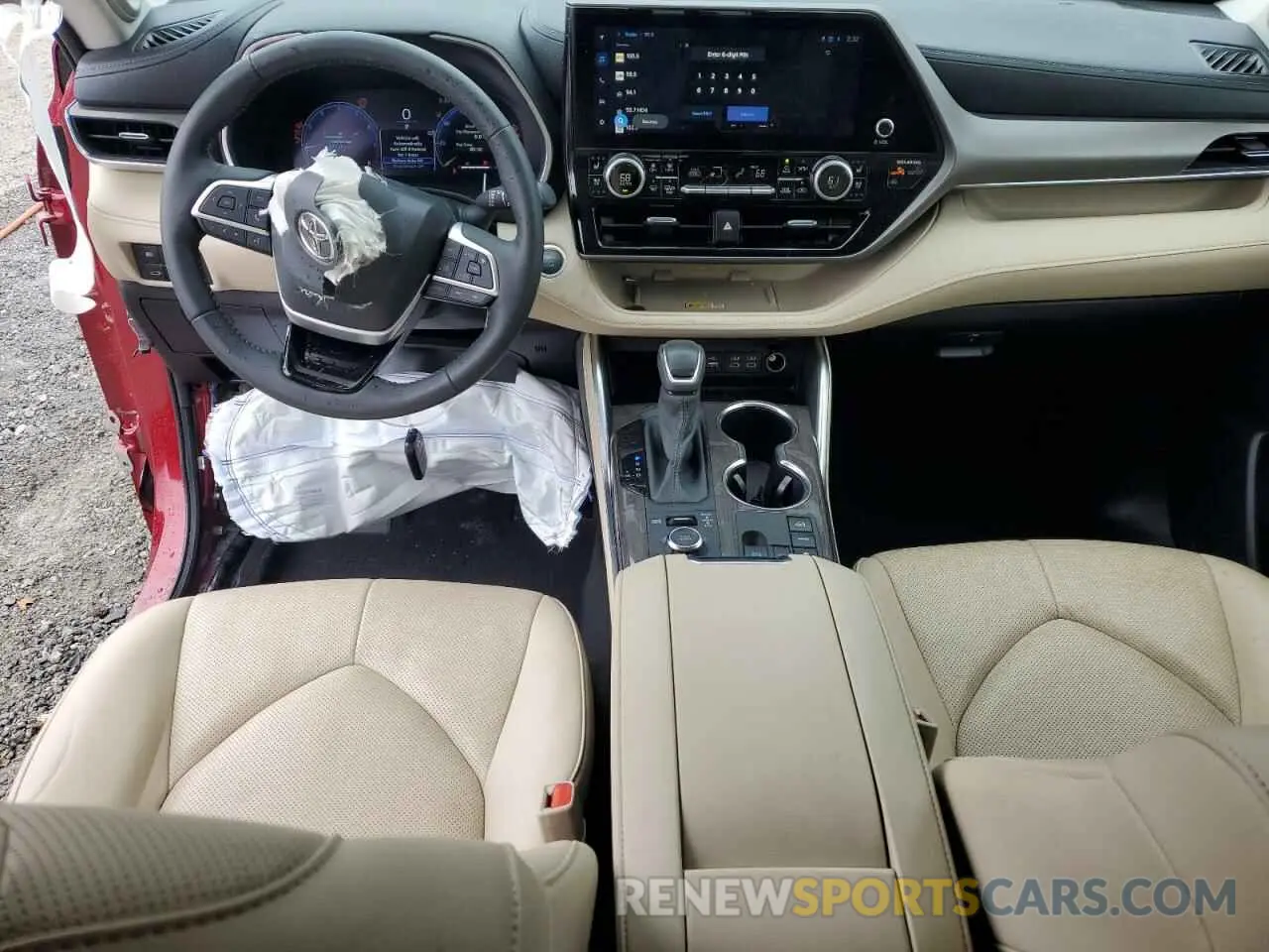 8 fotografías del automóvil dañado 5TDKDRBH3RS550288 TOYOTA HIGHLANDER 2024
