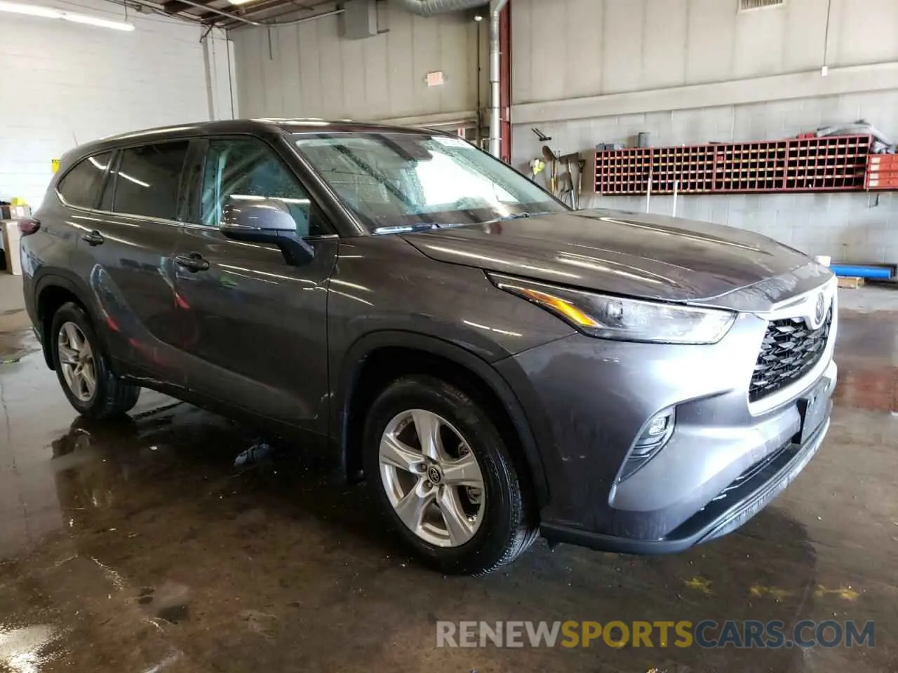 4 fotografías del automóvil dañado 5TDKDRBH3RS565843 TOYOTA HIGHLANDER 2024