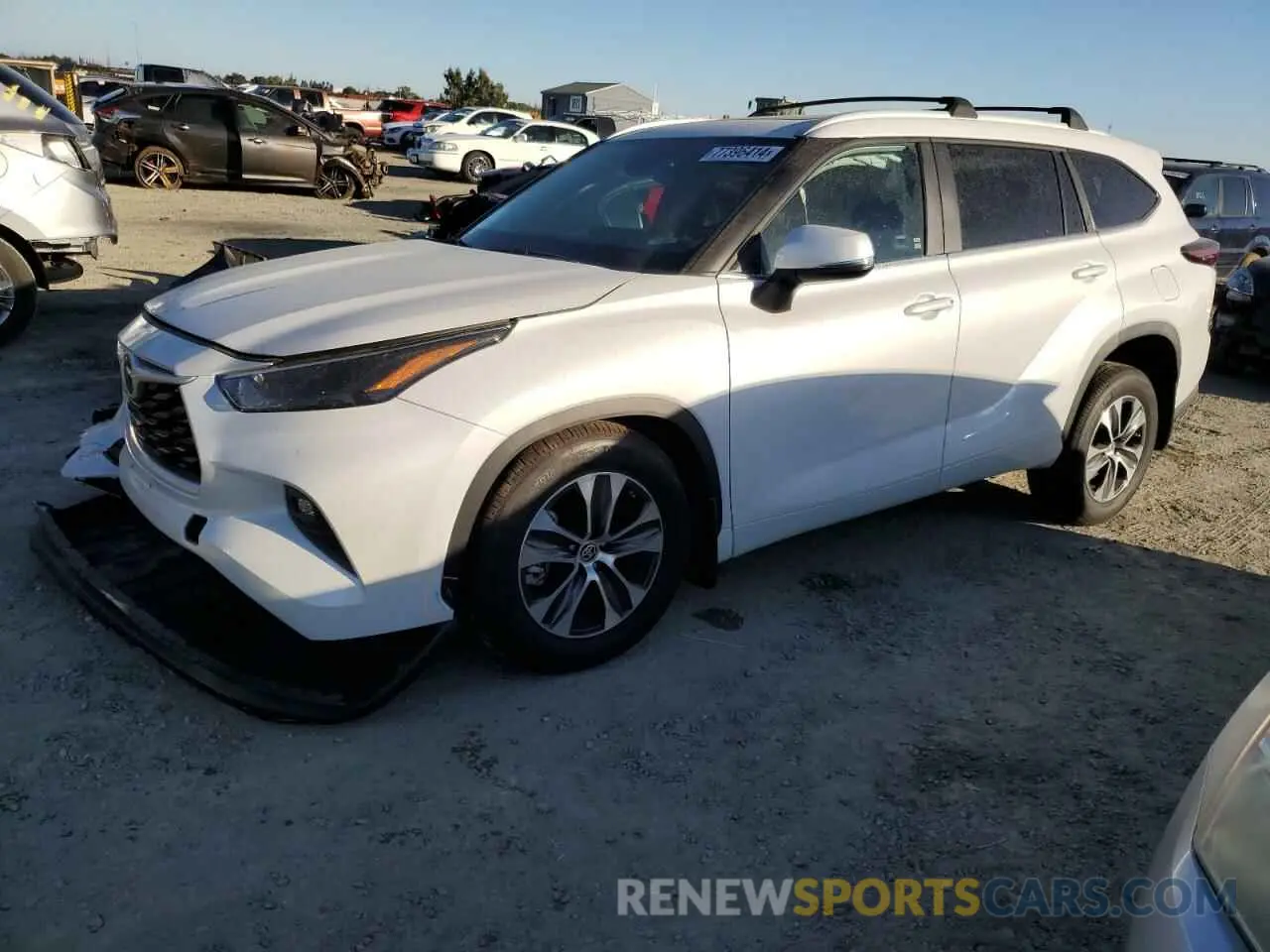 1 fotografías del automóvil dañado 5TDKDRBH4RS548517 TOYOTA HIGHLANDER 2024