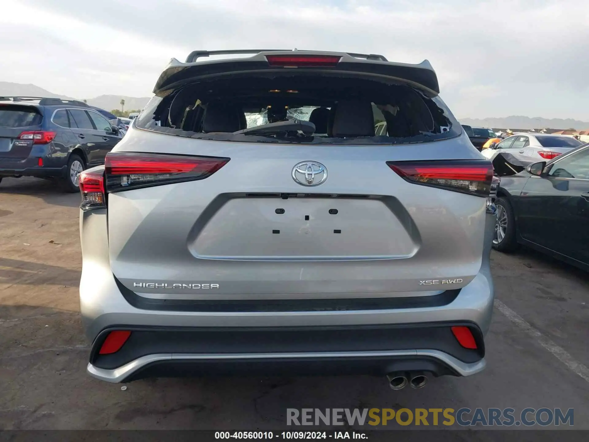16 fotografías del automóvil dañado 5TDKDRBH4RS565057 TOYOTA HIGHLANDER 2024