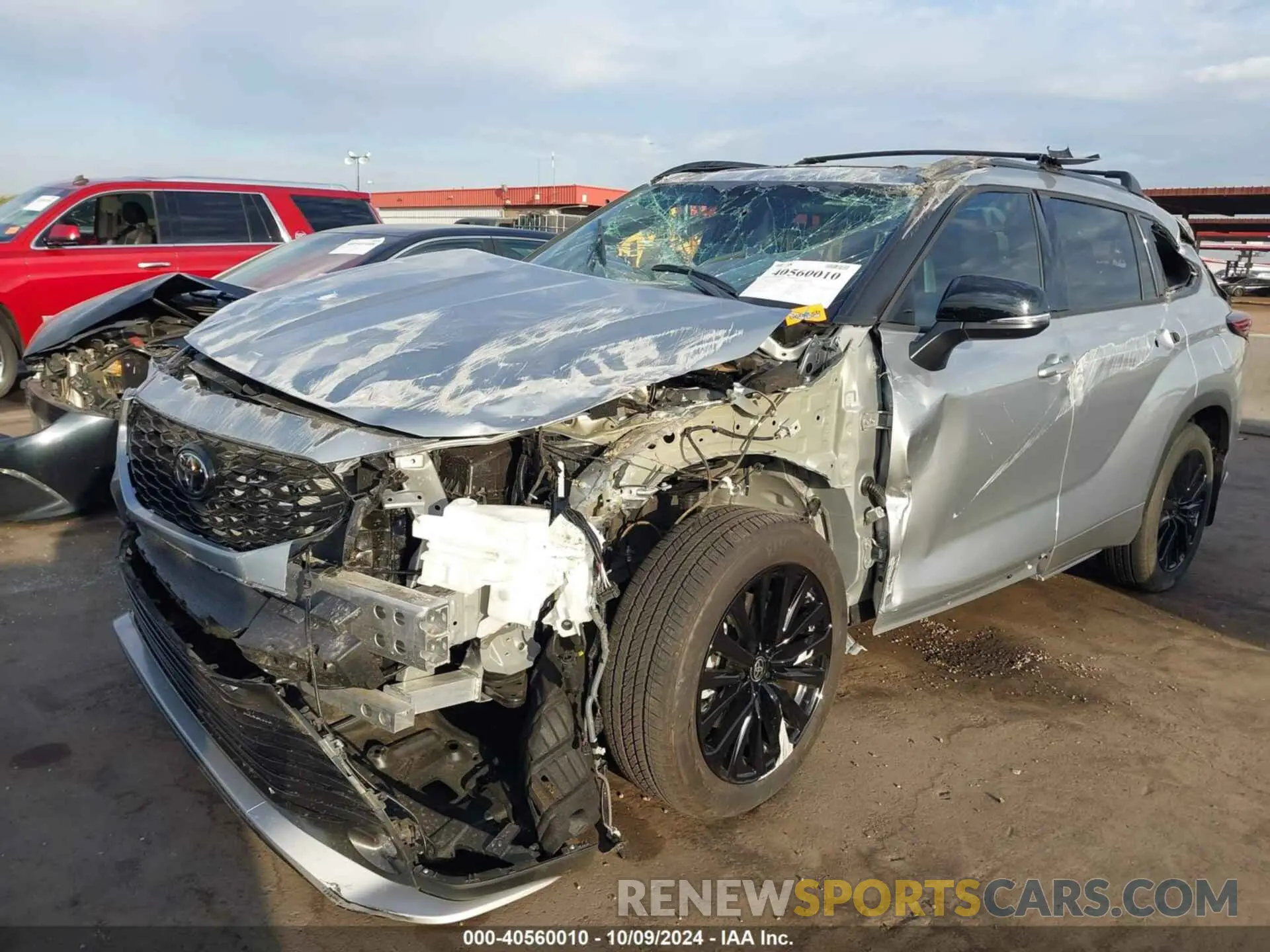 6 fotografías del automóvil dañado 5TDKDRBH4RS565057 TOYOTA HIGHLANDER 2024