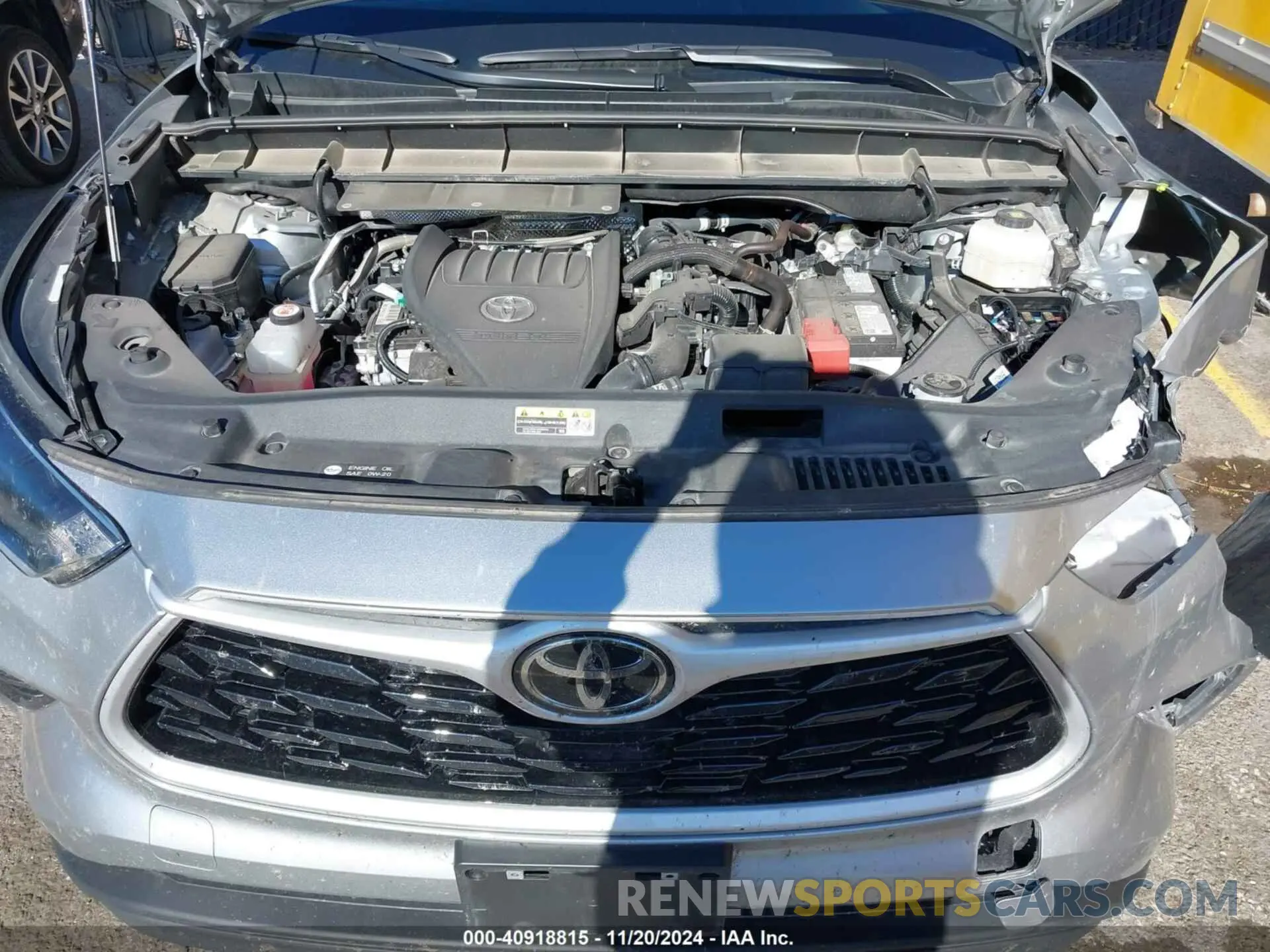 10 fotografías del automóvil dañado 5TDKDRBH5RS539485 TOYOTA HIGHLANDER 2024