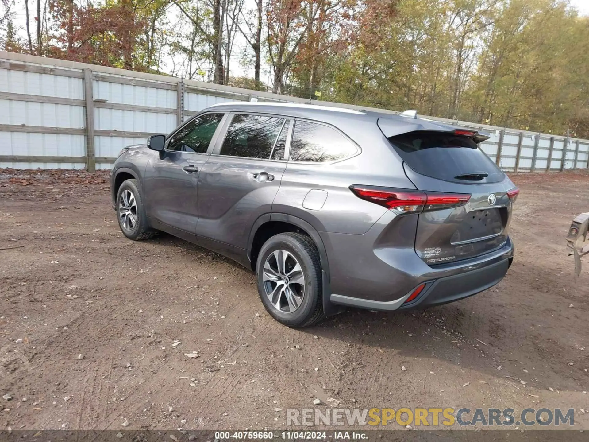 3 fotografías del automóvil dañado 5TDKDRBH5RS542967 TOYOTA HIGHLANDER 2024